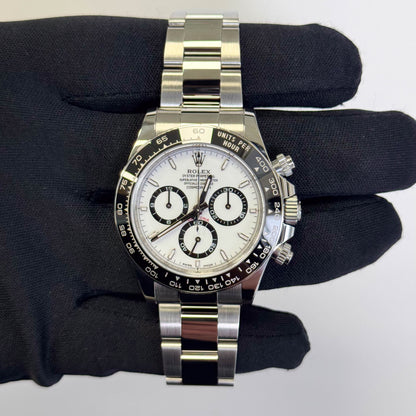 Rolex Daytona 40mm White Dial Watch Ref# 126500LN - Happy Jewelers Fine Jewelry Lifetime Warranty