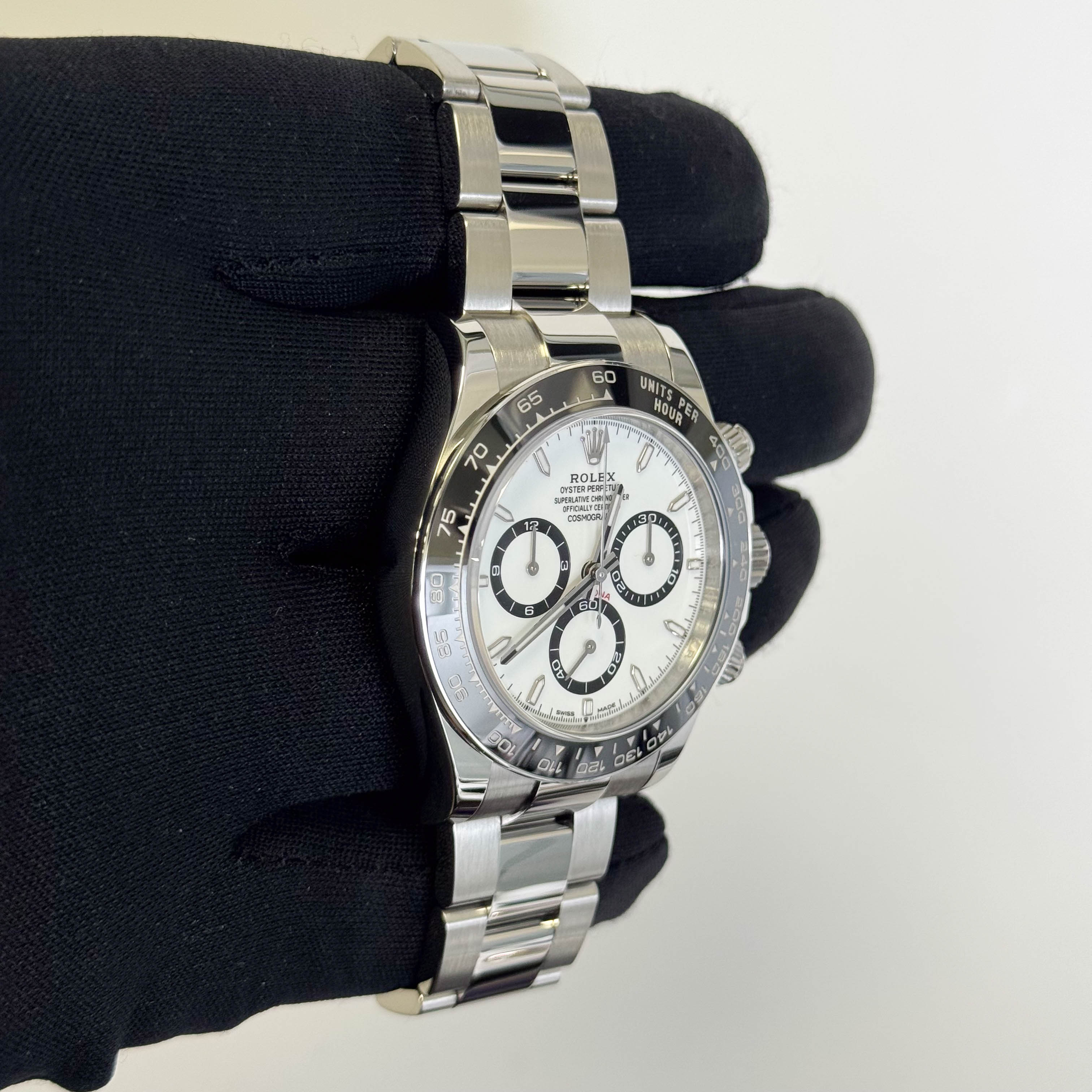 Rolex Daytona 40mm White Dial Watch Ref# 126500LN - Happy Jewelers Fine Jewelry Lifetime Warranty
