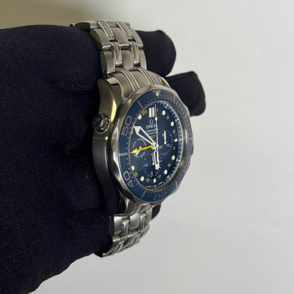 Omega Seamaster 44 mm Blue Dial Watch Ref# 212.30.44.52.03.001 - Happy Jewelers Fine Jewelry Lifetime Warranty
