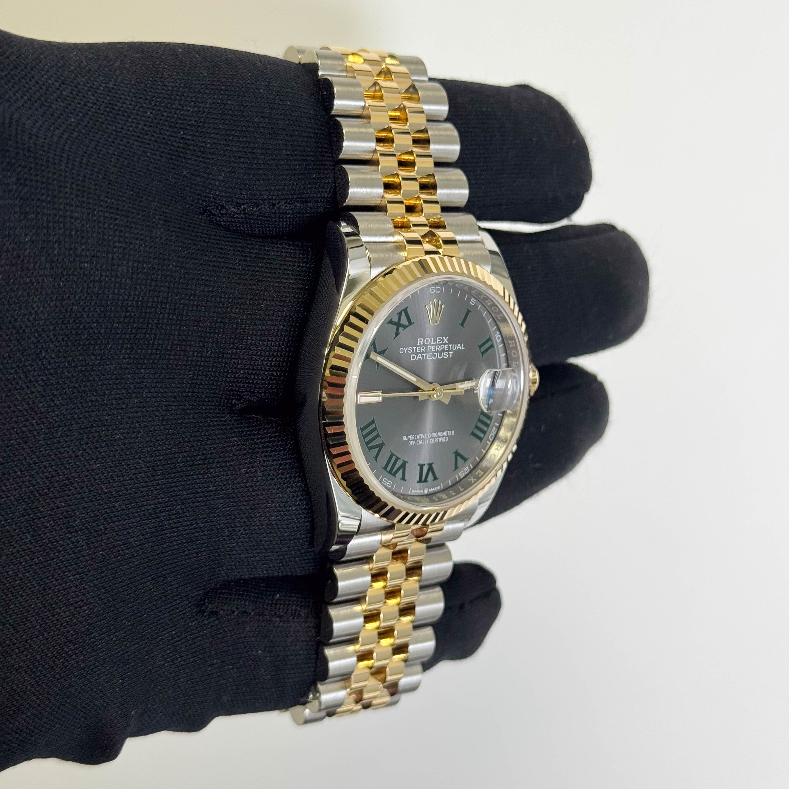 Rolex Datejust 36mm Wimbledon Dial Watch Ref# 126233 - Happy Jewelers Fine Jewelry Lifetime Warranty