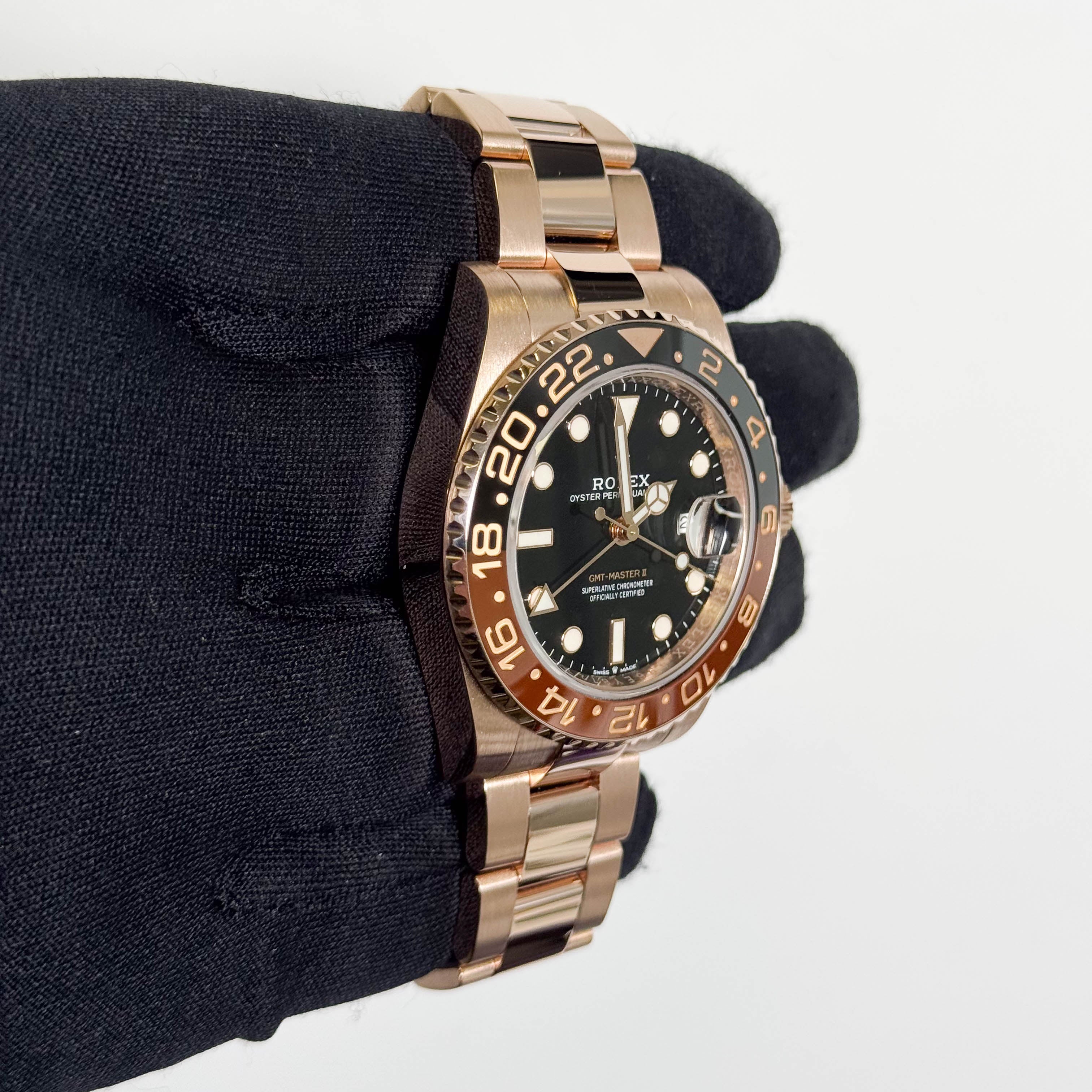 Rolex GMT-Master II "Rootbeer" 40mm Black Dot Dial Watch Ref# 126715CHNR - Happy Jewelers Fine Jewelry Lifetime Warranty