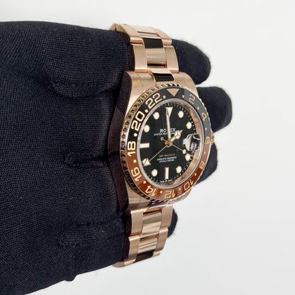 Rolex GMT-Master II "Rootbeer" 40mm Black Dot Dial Watch Ref# 126715CHNR - Happy Jewelers Fine Jewelry Lifetime Warranty