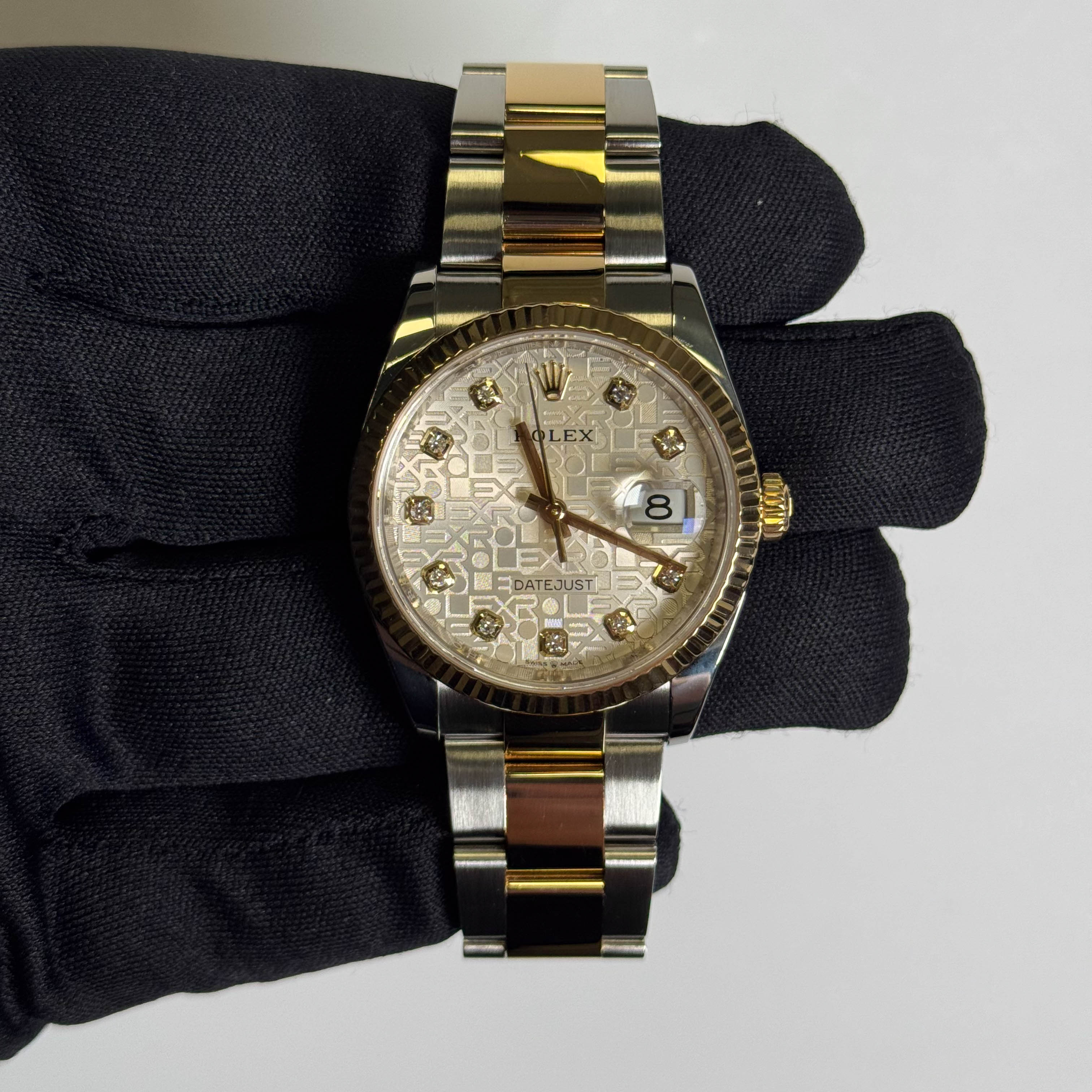 Rolex Datejust 36mm Silver Dial Watch Ref# 126233