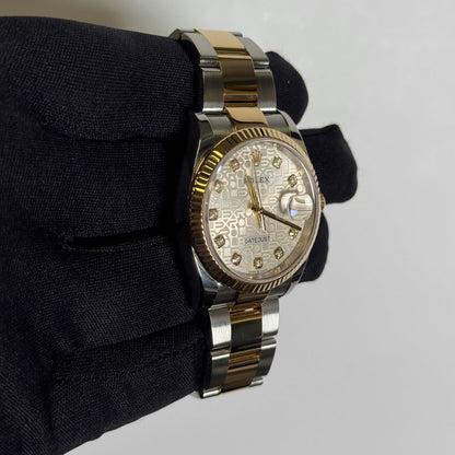 Rolex Datejust 36mm Silver Dial Watch Ref# 126233