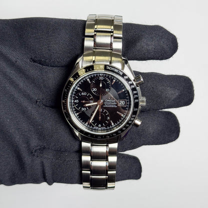 Omega Speedmaster Date 40mm Black Dial Watch Ref# 3210.50.00 - Happy Jewelers Fine Jewelry Lifetime Warranty