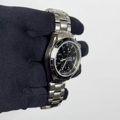 Omega Speedmaster Date 40mm Black Dial Watch Ref# 3210.50.00 - Happy Jewelers Fine Jewelry Lifetime Warranty