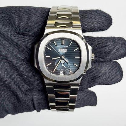 Patek Philippe Nautilus 40mm Blue Dial Watch Ref # 5726/1A-014 - Happy Jewelers Fine Jewelry Lifetime Warranty