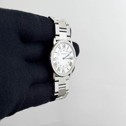 Cartier Ronde 36mm Silver Dial Watch Ref# W6701005