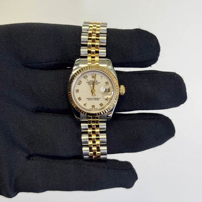 Rolex Datejust 26mm White Dial Watch Ref# 179173 - Happy Jewelers Fine Jewelry Lifetime Warranty