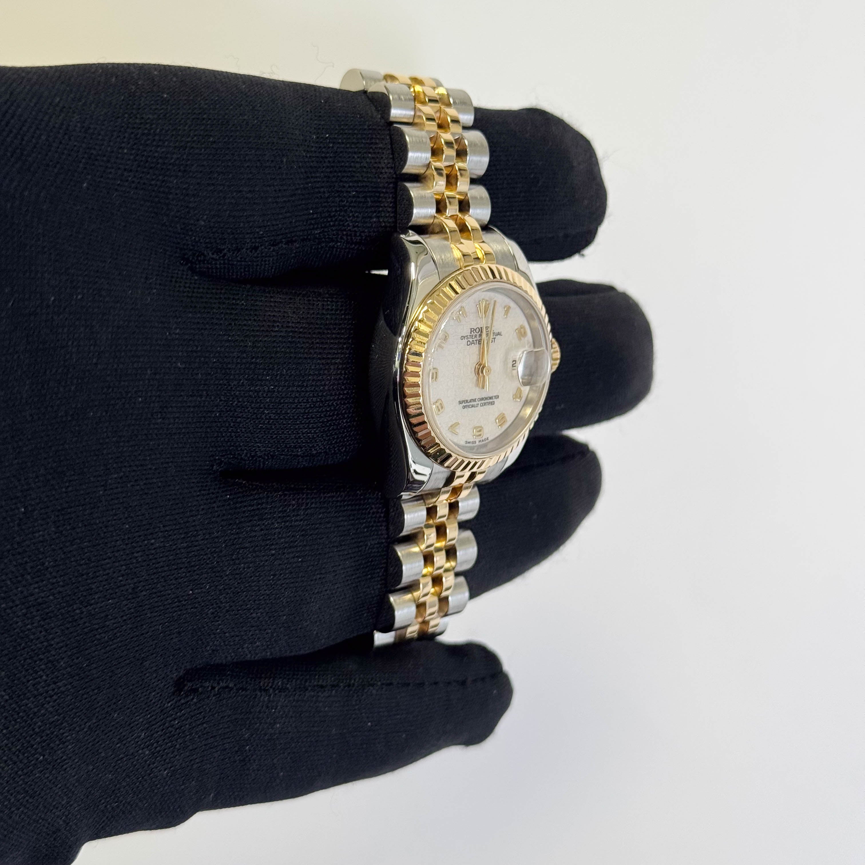 Rolex Datejust 26mm White Dial Watch Ref# 179173 - Happy Jewelers Fine Jewelry Lifetime Warranty