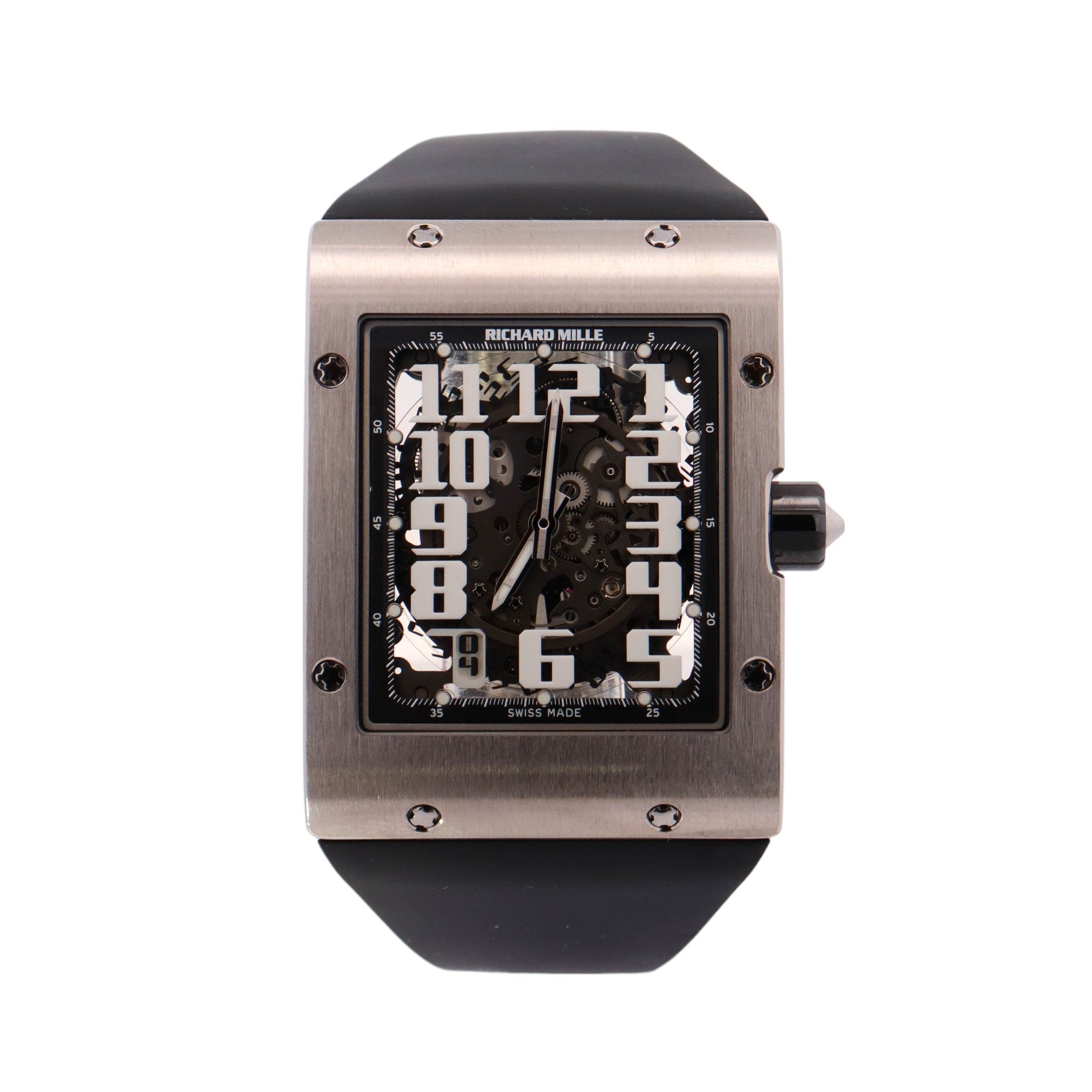 Richard Mille RM016 White Gold 50mm Arabic Skeleton Dial Watch Reference# RM016 - Happy Jewelers Fine Jewelry Lifetime Warranty