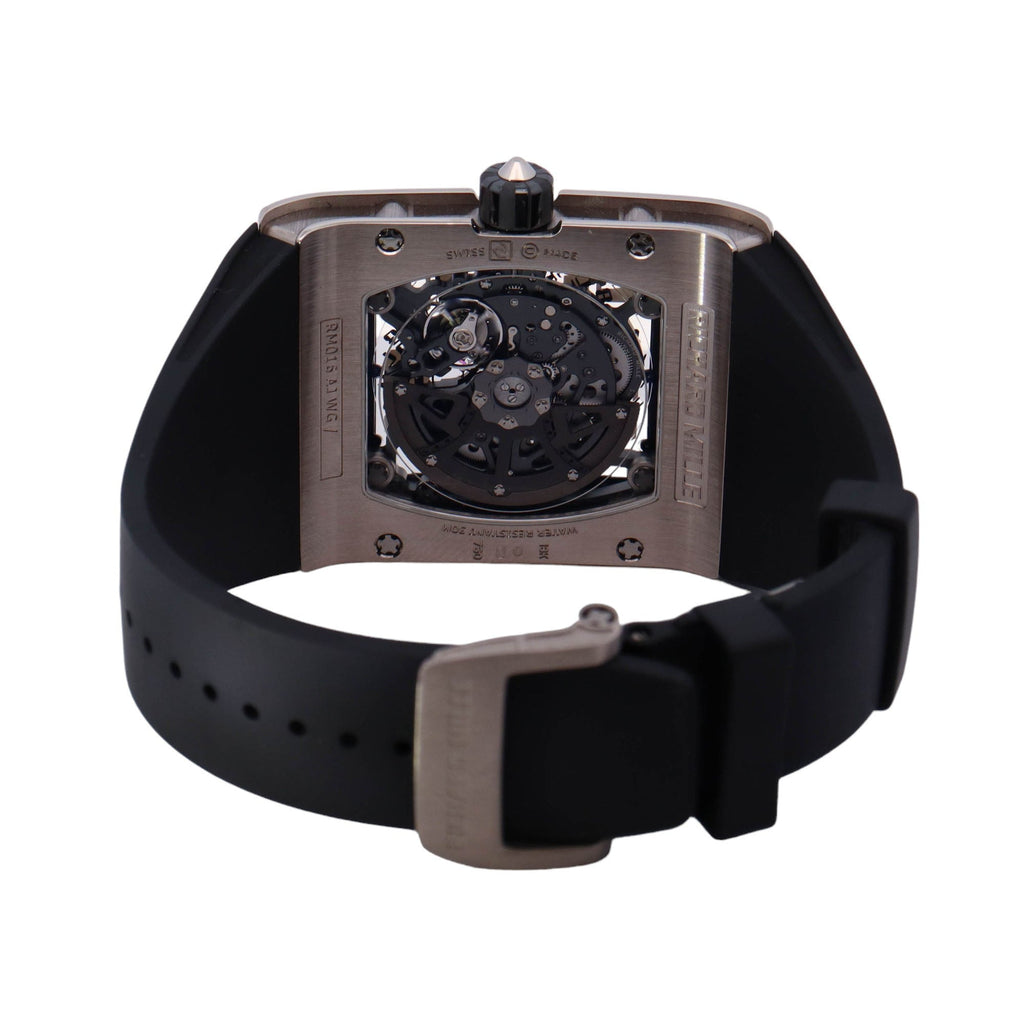 Richard Mille RM016 White Gold 50mm Arabic Skeleton Dial Watch Referen ...