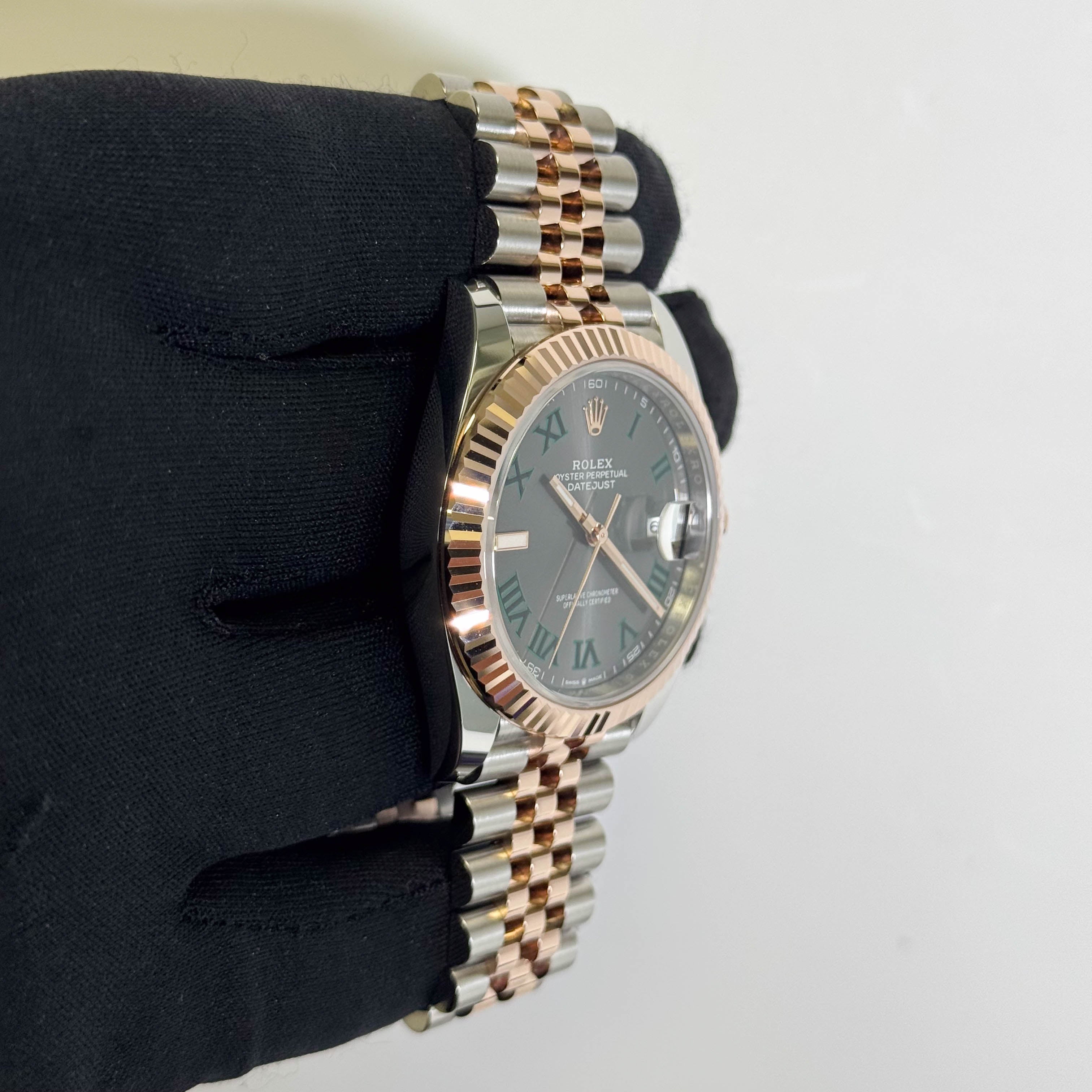 Rolex Datejust 41mm Wimbledon Dial Watch Ref# 126331