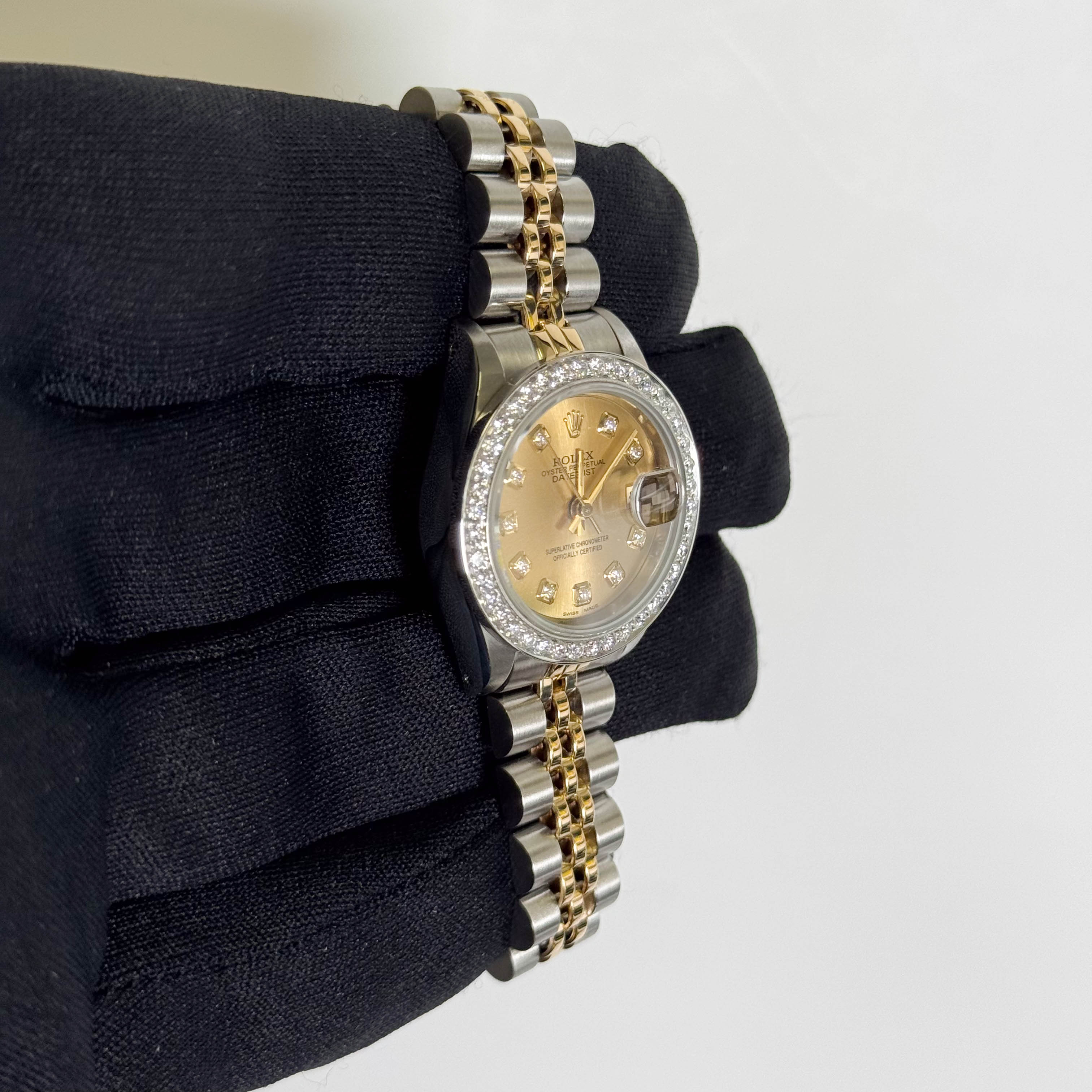 Rolex Datejust 26mm Champagne Dial Watch Ref# 69173 - Happy Jewelers Fine Jewelry Lifetime Warranty
