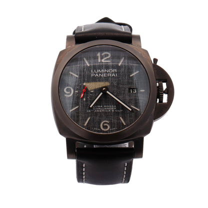 Panerai Luminor Luna Rossa Challenger Titanium 44mm Black Arabic & Stick Dial Watch Reference# PAM01036 - Happy Jewelers Fine Jewelry Lifetime Warranty