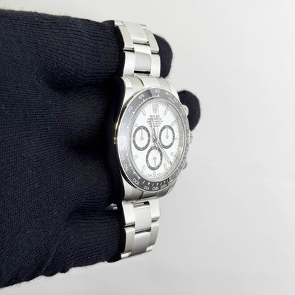 Rolex Daytona 40mm White Dial Watch Ref# 126500LN