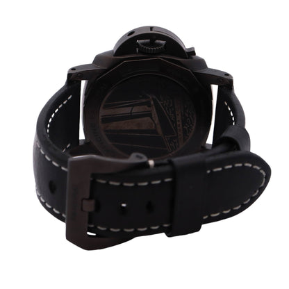 Panerai Luminor Luna Rossa Challenger Titanium 44mm Black Arabic & Stick Dial Watch Reference# PAM01036 - Happy Jewelers Fine Jewelry Lifetime Warranty