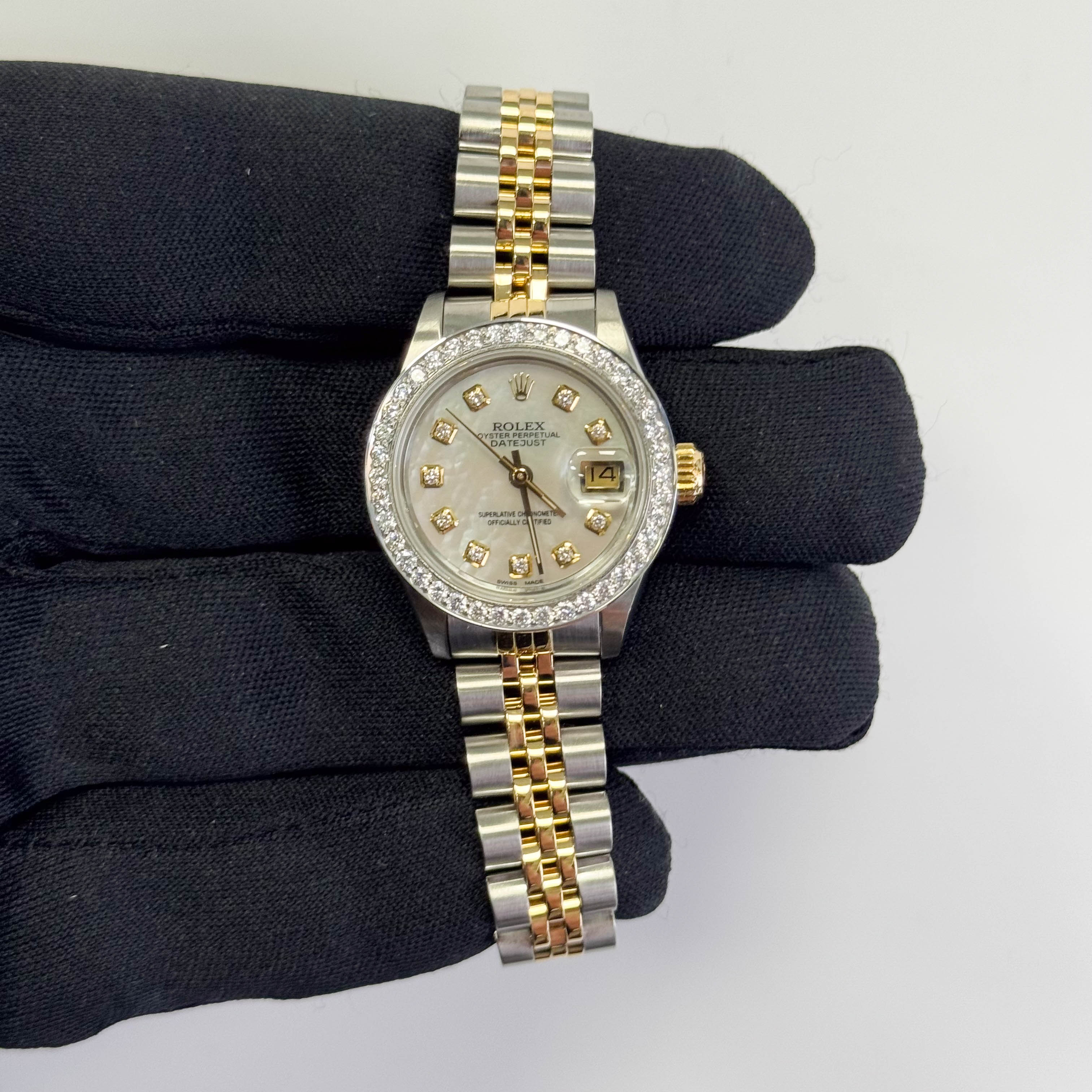 Rolex Datejust 26mm MOP Dial Watch Ref# 69173