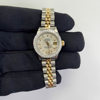 Rolex Datejust 26mm MOP Dial Watch Ref# 69173
