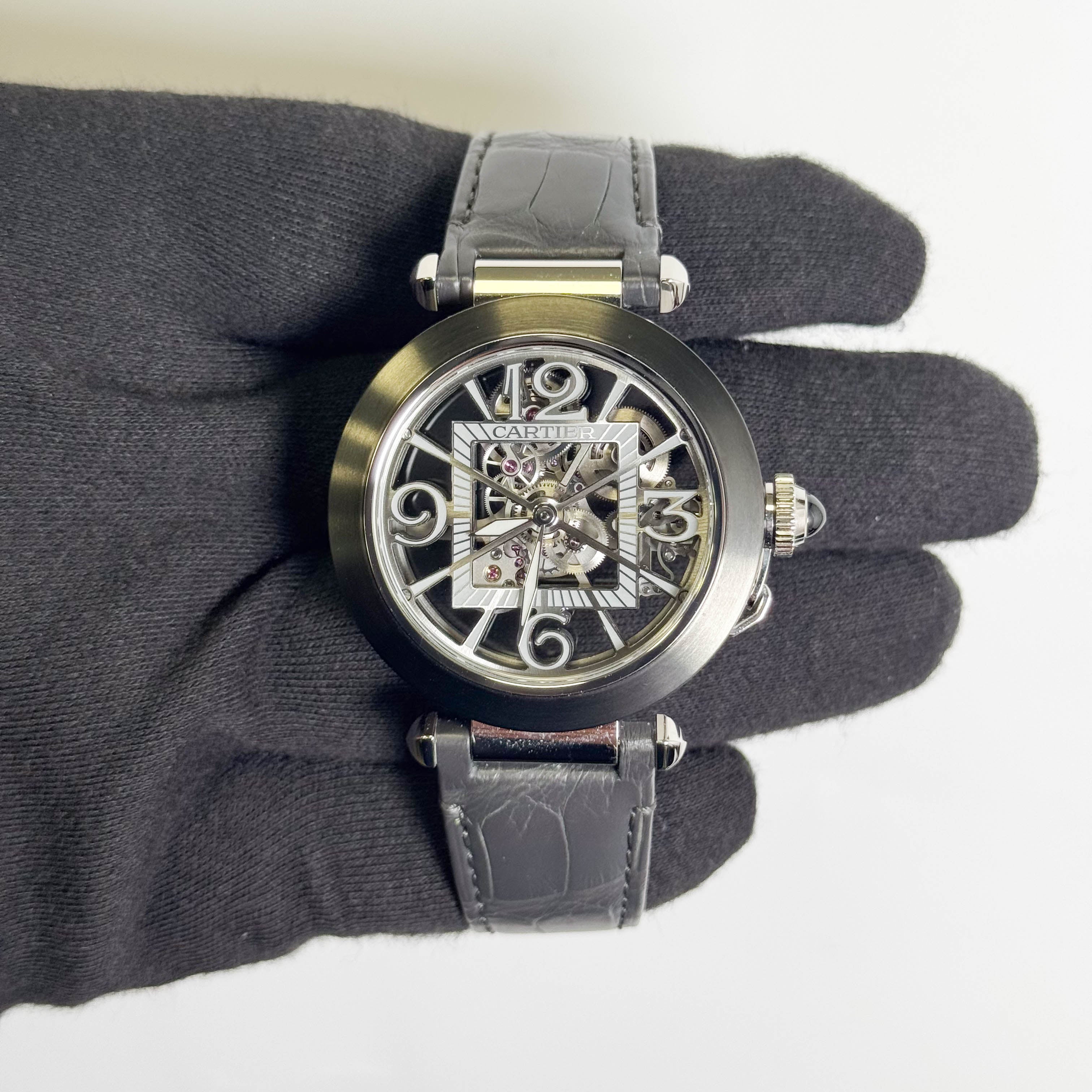Cartier Pasha De Cartier 41mm Skeleton Dial watch Ref# WHPA0017