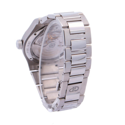 Girard Perregaux Laureato Stainless Steel 42mm Green Stick Dial Watch Reference# 81010-11-3153-1CM - Happy Jewelers Fine Jewelry Lifetime Warranty