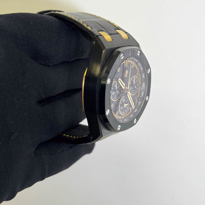 Audemars Piguet Royal Oak Offshore 43mm Black Chronograph Dial Watch Ref# 26420CE.OO.A127CR.01