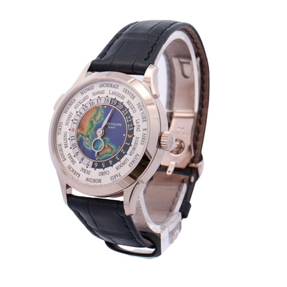 Patek Philippe World Time White Gold 38.5mm White World Time Dial Watch Reference# 5231G-001 - Happy Jewelers Fine Jewelry Lifetime Warranty