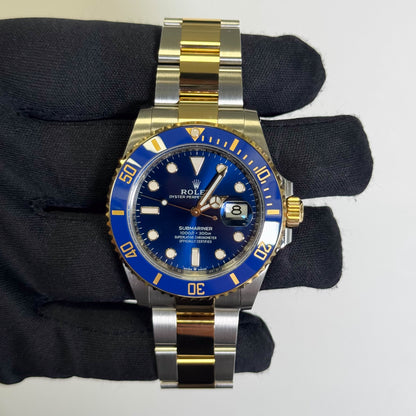 Rolex Submariner 41mm Blue Dial Watch Ref# 126613LB