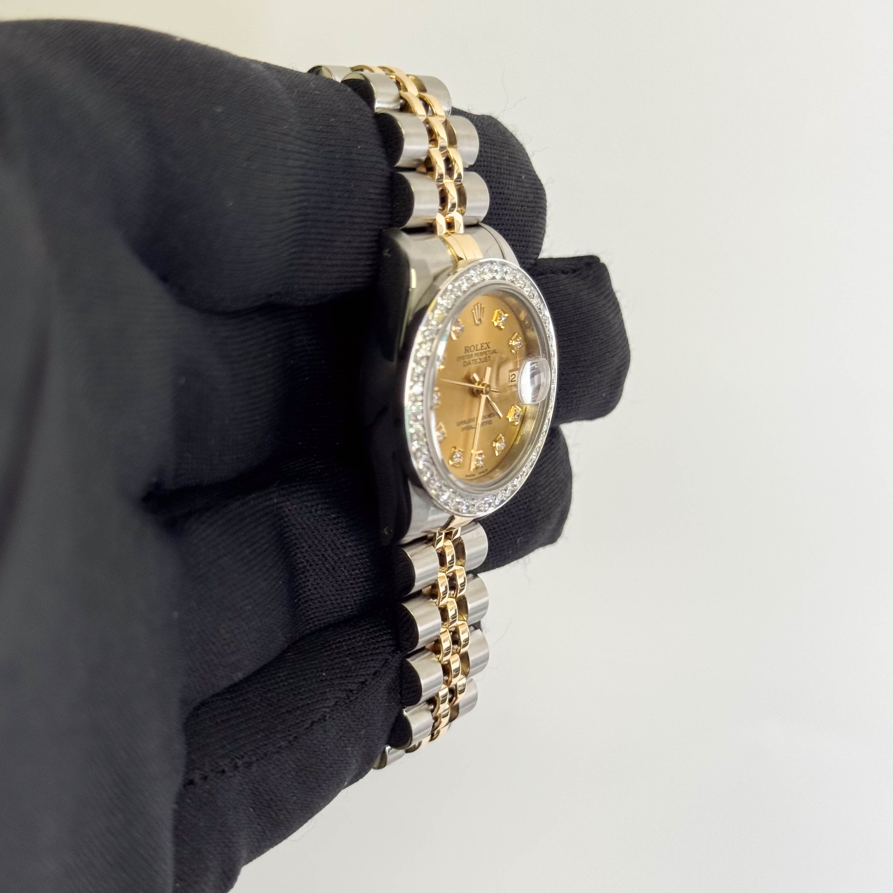 Rolex Datejust 26mm Champagne Dial Watch Ref# 69173