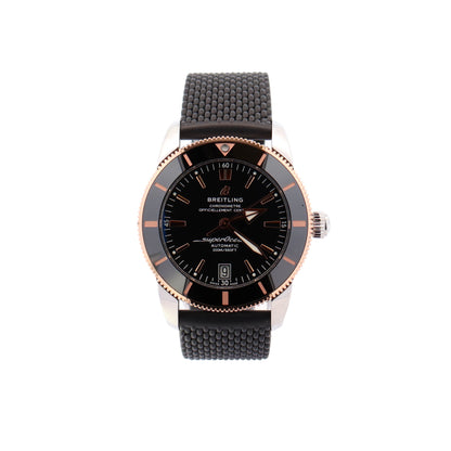 Breitling Superocean Heritage II Stainless Steel 42mm Black Stick Dial Watch Reference# UB2010 - Happy Jewelers Fine Jewelry Lifetime Warranty