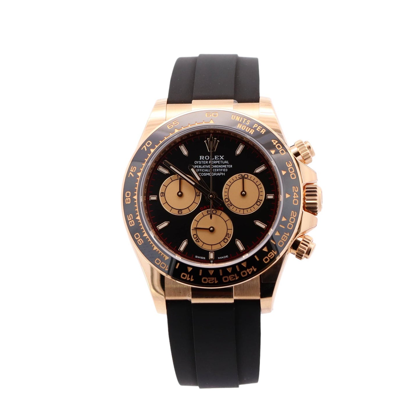 Rolex Daytona Yellow Gold 40mm Black Chronograph Dial Watch Reference# 126518LN - Happy Jewelers Fine Jewelry Lifetime Warranty