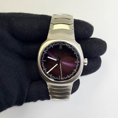 H. Moser & Cie. Steamliner Center Seconds "Purple Haze" 40mm Purple Dial Watch Ref# 6201-1201