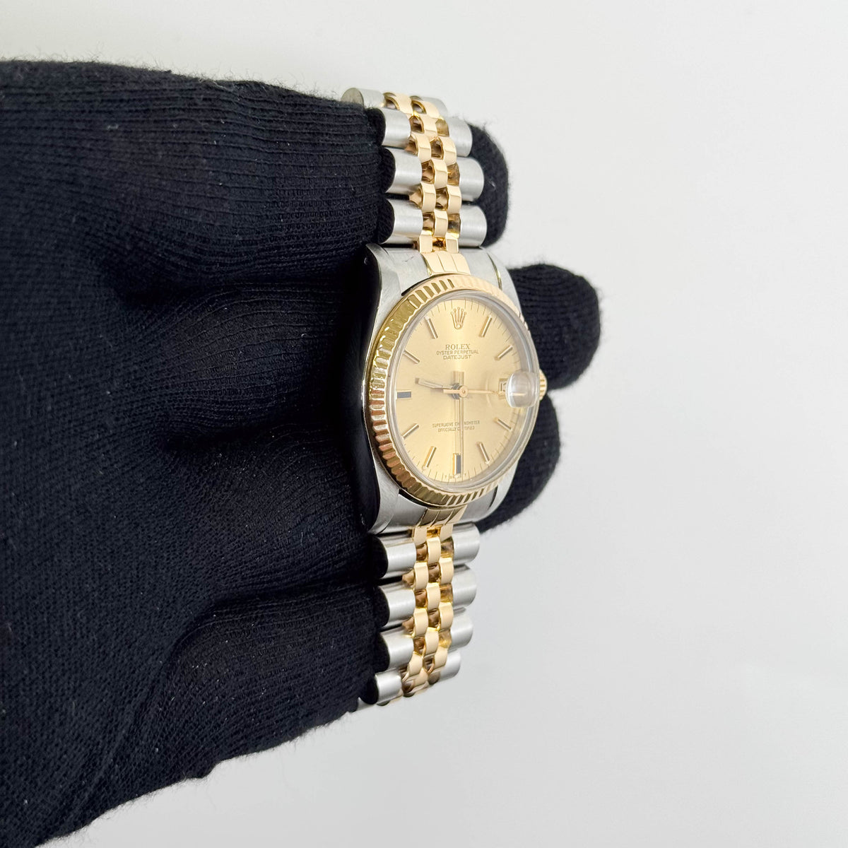 Rolex Datejust 31mm Champagne Dial Watch Ref# 68273