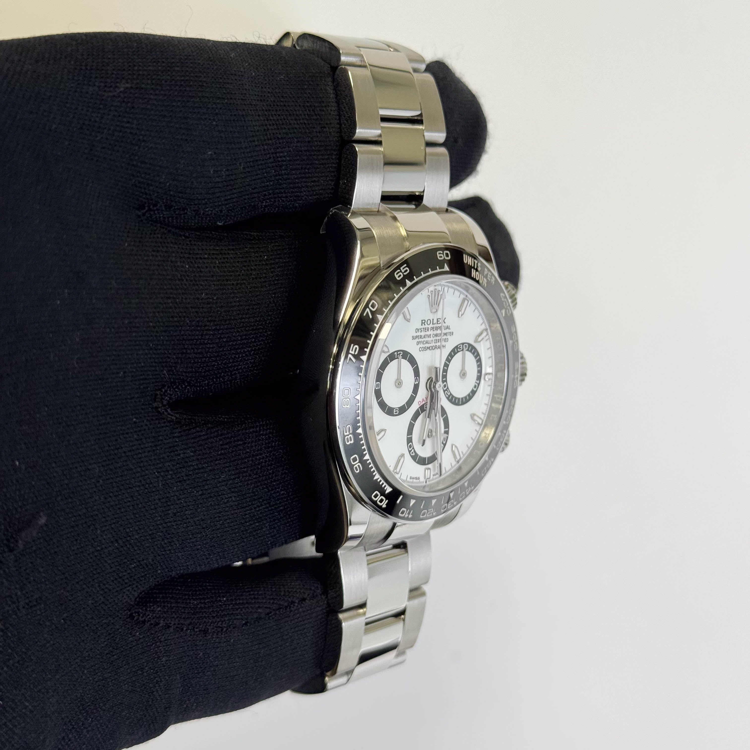 Rolex Daytona 40mm White Dial Watch Ref# 126500LN