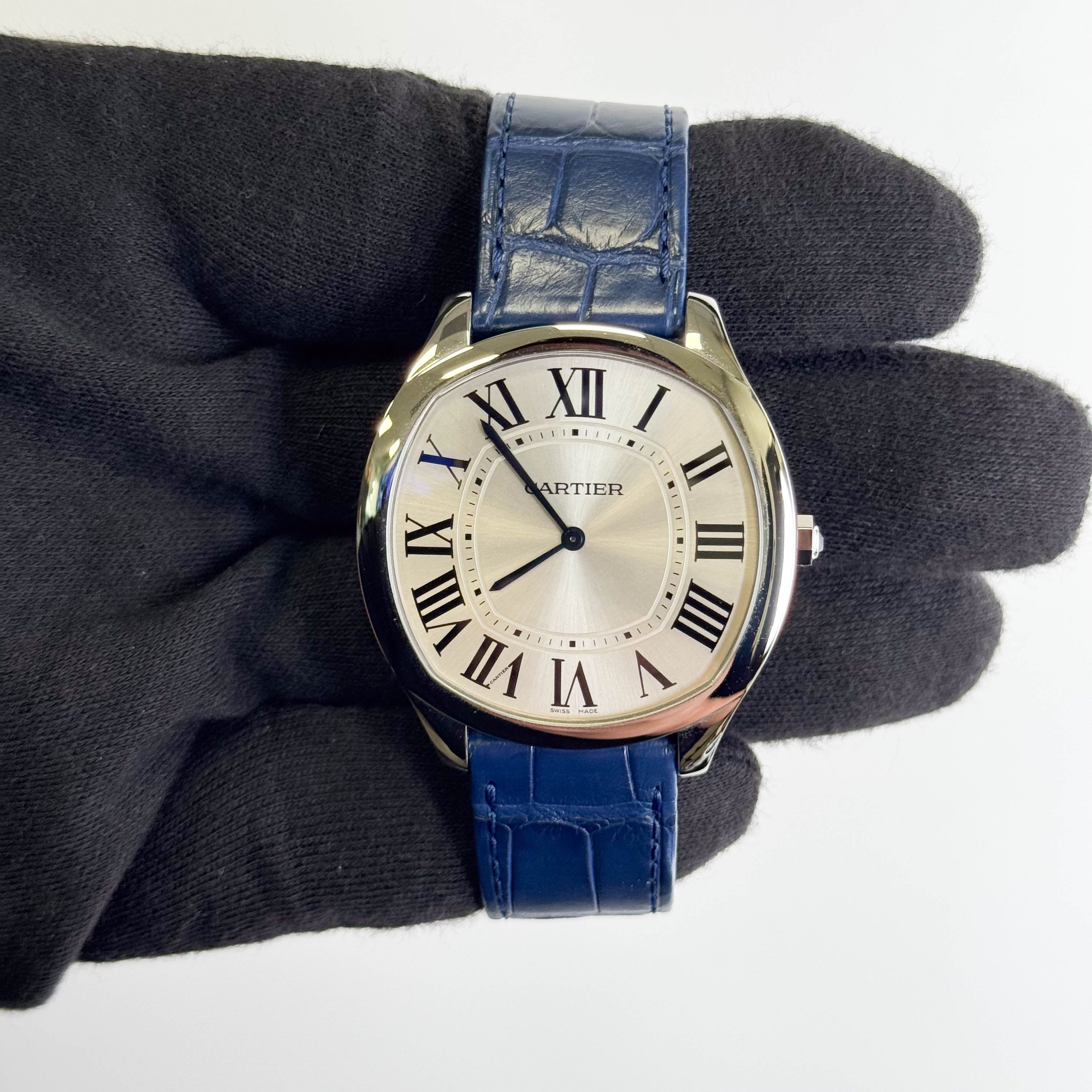 Cartier Drive 39mm Ivory Dial Watch Ref# WSNM0011
