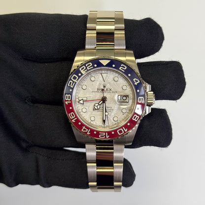 Rolex GMT-Master II 40mm Meteorite Dial Watch Ref# 126719BLRO