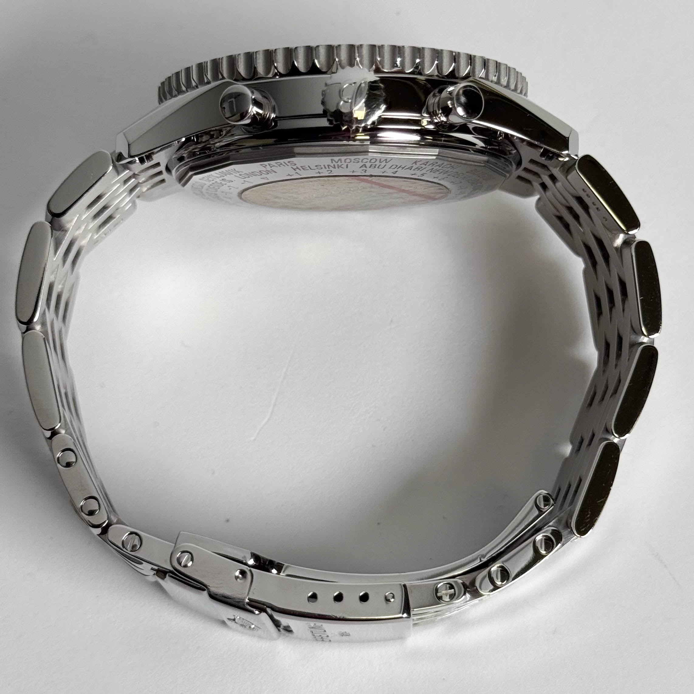 Breitling Montbrillant 43mm Brown/Silver Dial Watch Ref# A21330 - Happy Jewelers Fine Jewelry Lifetime Warranty