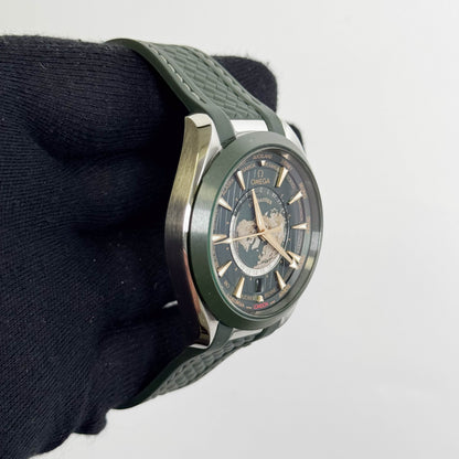 Omega Seamaster Aqua Terra 39mm Green Dial Watch Ref# 220.32.43.22.10.001