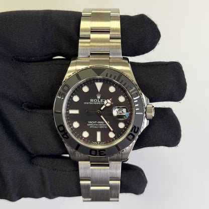 Rolex Yacht-Master 42mm Black Dial Watch Ref# 226627