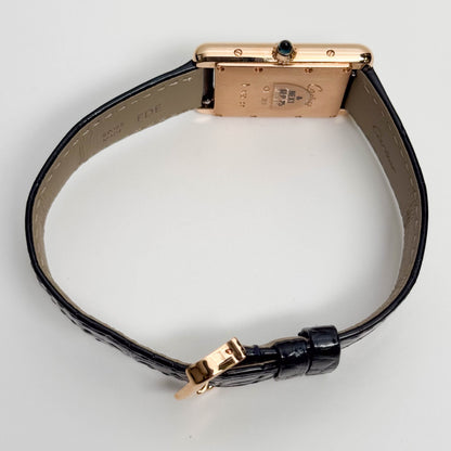Cartier Tank Louis 33.7x25.5mm Three Gold Dial Watch Ref# WGTA0176