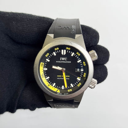 IWC Aquatimer 2000 42mm Black Dial Watch Ref# IW353804