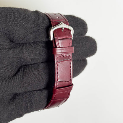 Cartier Tank Must 34x26mm Red Dial Watch Ref# WSTA0054