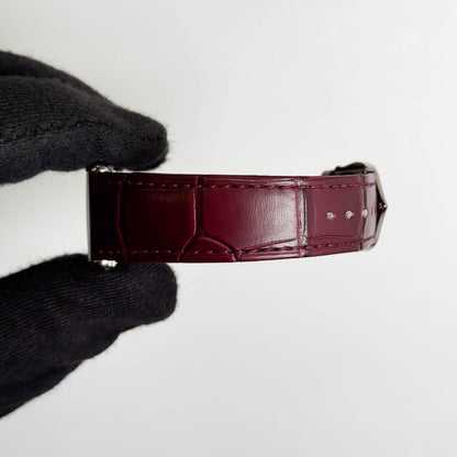 Cartier Tank Must 34x26mm Red Dial Watch Ref# WSTA0054