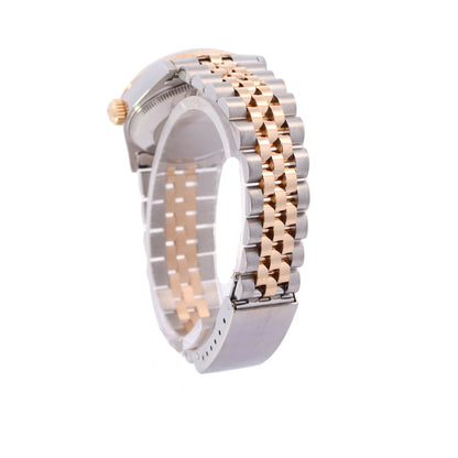 Rolex Datejust Two Tone Yellow Gold & Steel 31mm Champagne Roman Dial Watch Reference# 68273 - Happy Jewelers Fine Jewelry Lifetime Warranty