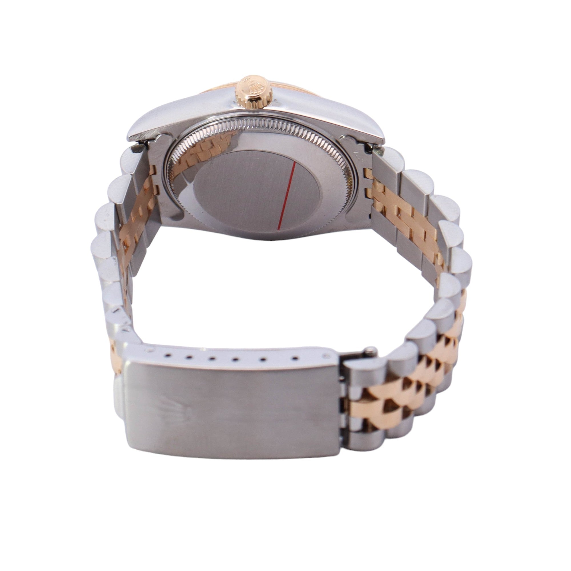 Rolex Datejust Two Tone Yellow Gold & Steel 31mm Champagne Roman Dial Watch Reference# 68273 - Happy Jewelers Fine Jewelry Lifetime Warranty