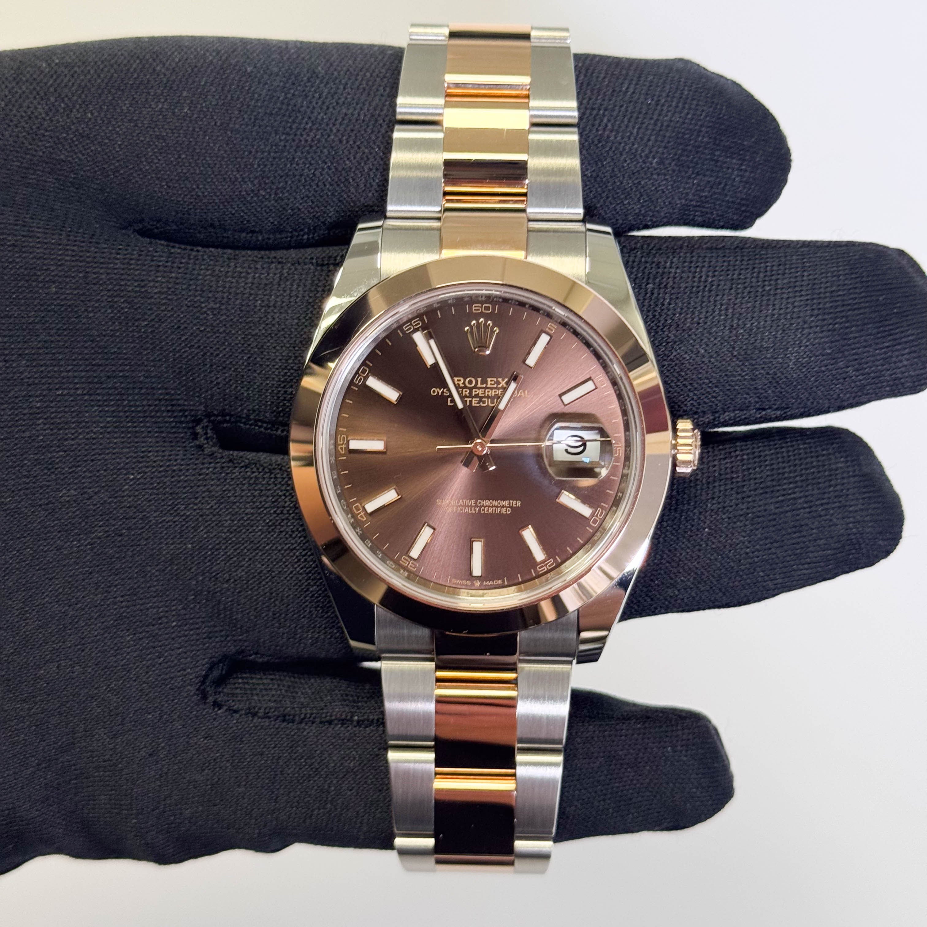 Rolex Datejust 41mm Chocolate Dial Watch Ref# 126301 - Happy Jewelers Fine Jewelry Lifetime Warranty