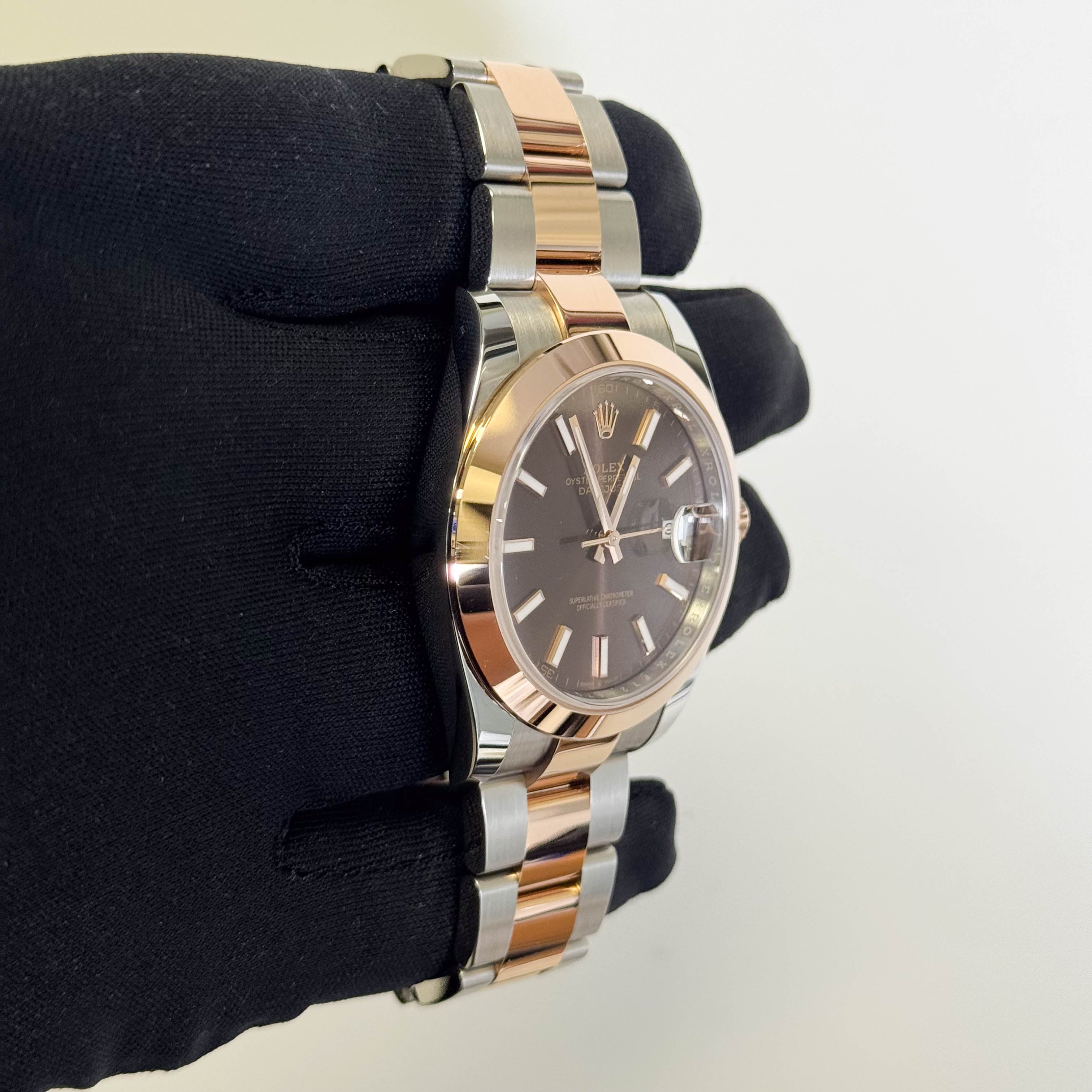 Rolex Datejust 41mm Chocolate Dial Watch Ref# 126301 - Happy Jewelers Fine Jewelry Lifetime Warranty