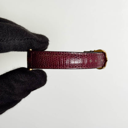 Cartier Must De Cartier 30mm Burgundy Dial Watch Ref# 1708