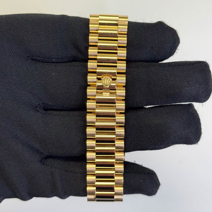 Rolex Day-Date 40mm Black Dial Watch Ref# 228238