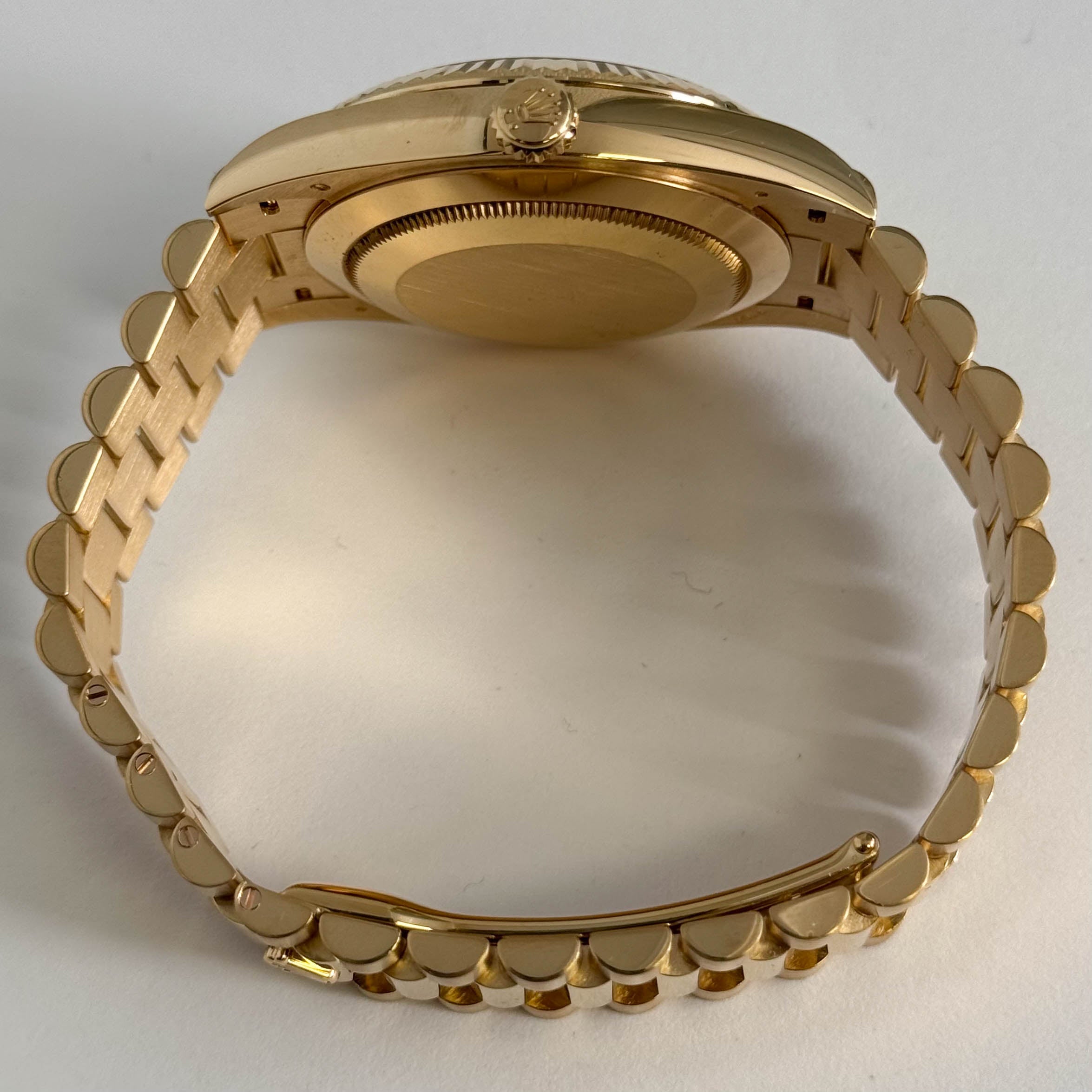 Rolex Day-Date 40mm Black Dial Watch Ref# 228238